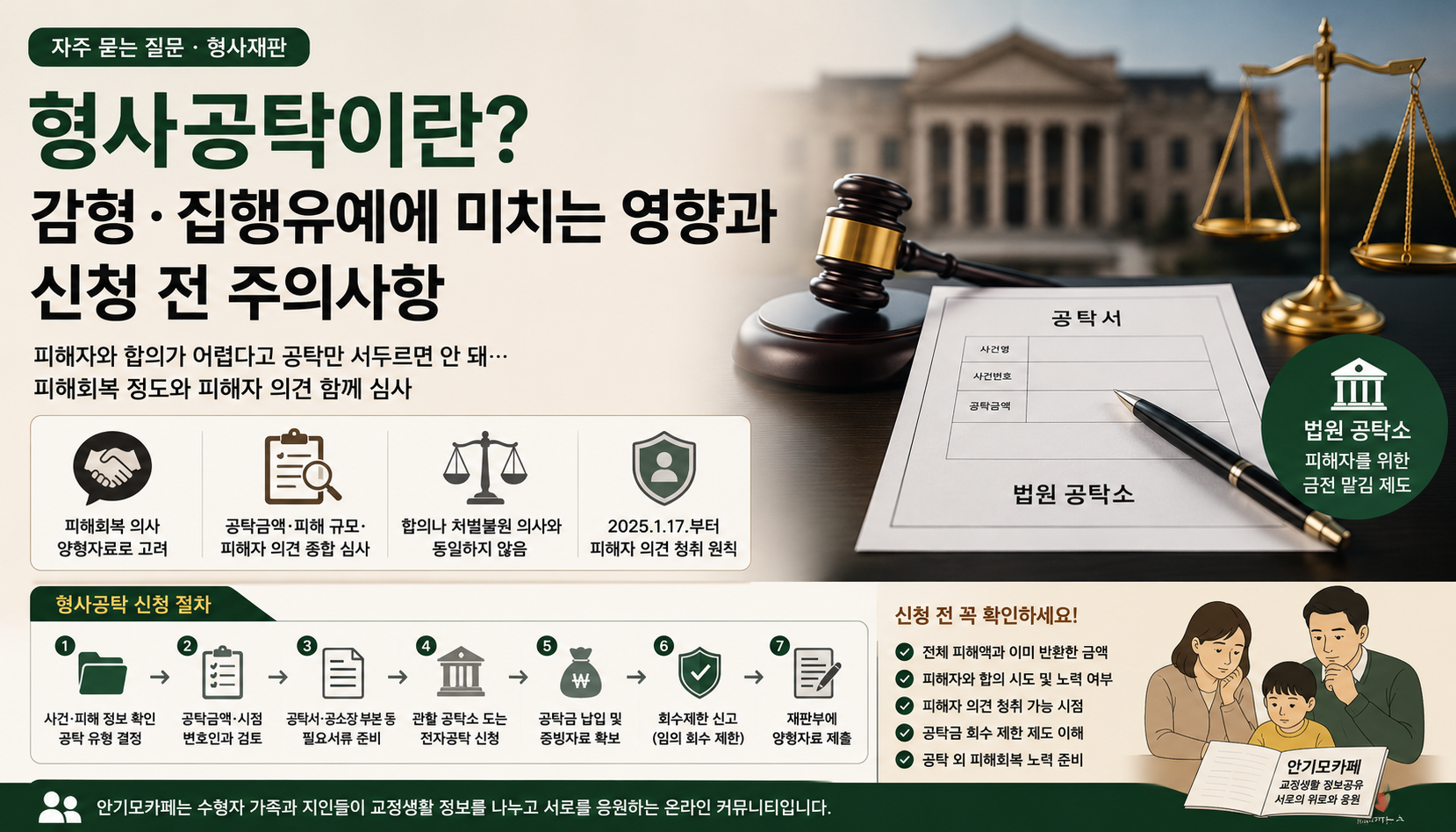 형사공탁하면 감형·집행유예 받을 수 있을까…피해자 의견과 신청 전 주의사항 총정리