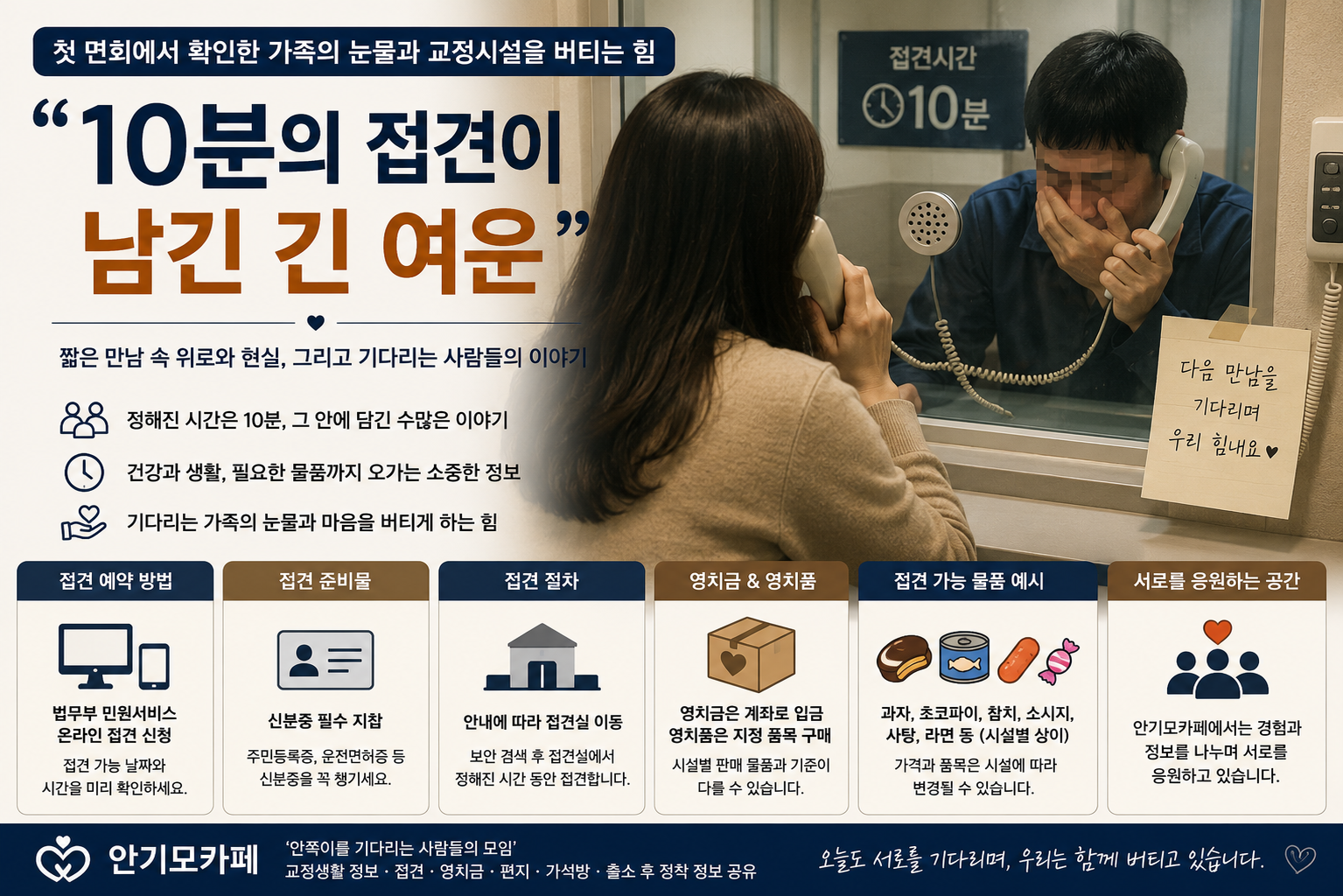 “10분의 접견이 남긴 긴 여운”…첫 면회에서 마주한 눈물과 가족이 버티는 힘