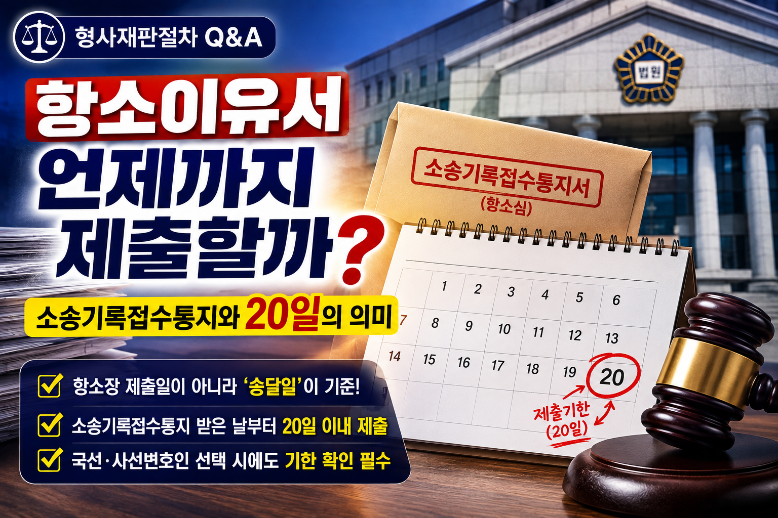 “항소사건 번호 나왔는데 항소이유서 언제까지?”…송달 기다리는 가족의 고민