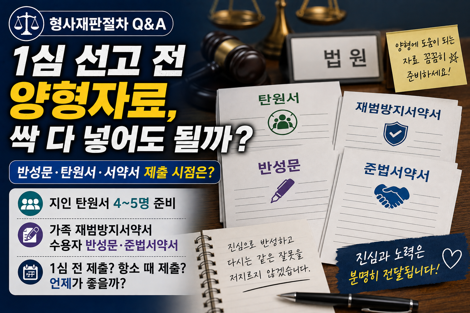 “1심 선고 전 양형자료 다 제출해도 될까요?”…반성문·탄원서 준비하는 가족들