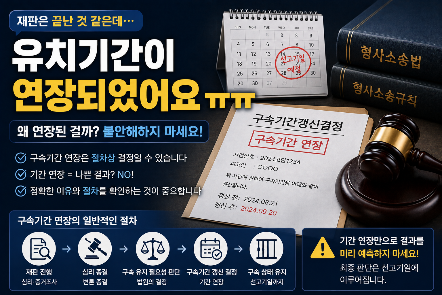 “재판은 끝난 것 같은데 유치기간이 연장됐어요”…선고 전 구금기간 늘어난 이유는 무엇일까