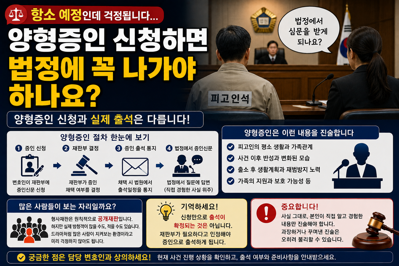 “항소심에서 가족을 양형증인으로 신청한다는데…” 법정에서 무엇을 말하게 될까