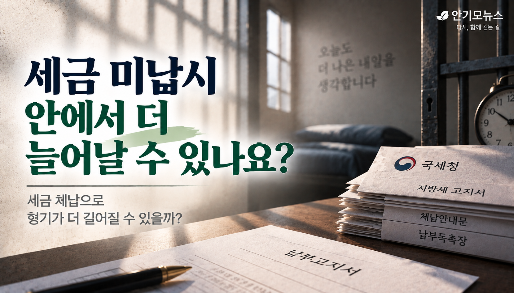 “세금 50만원 안 내서 5일 더 산다는데 사실인가요?”…세금 체납과 벌금 미납은 다르다