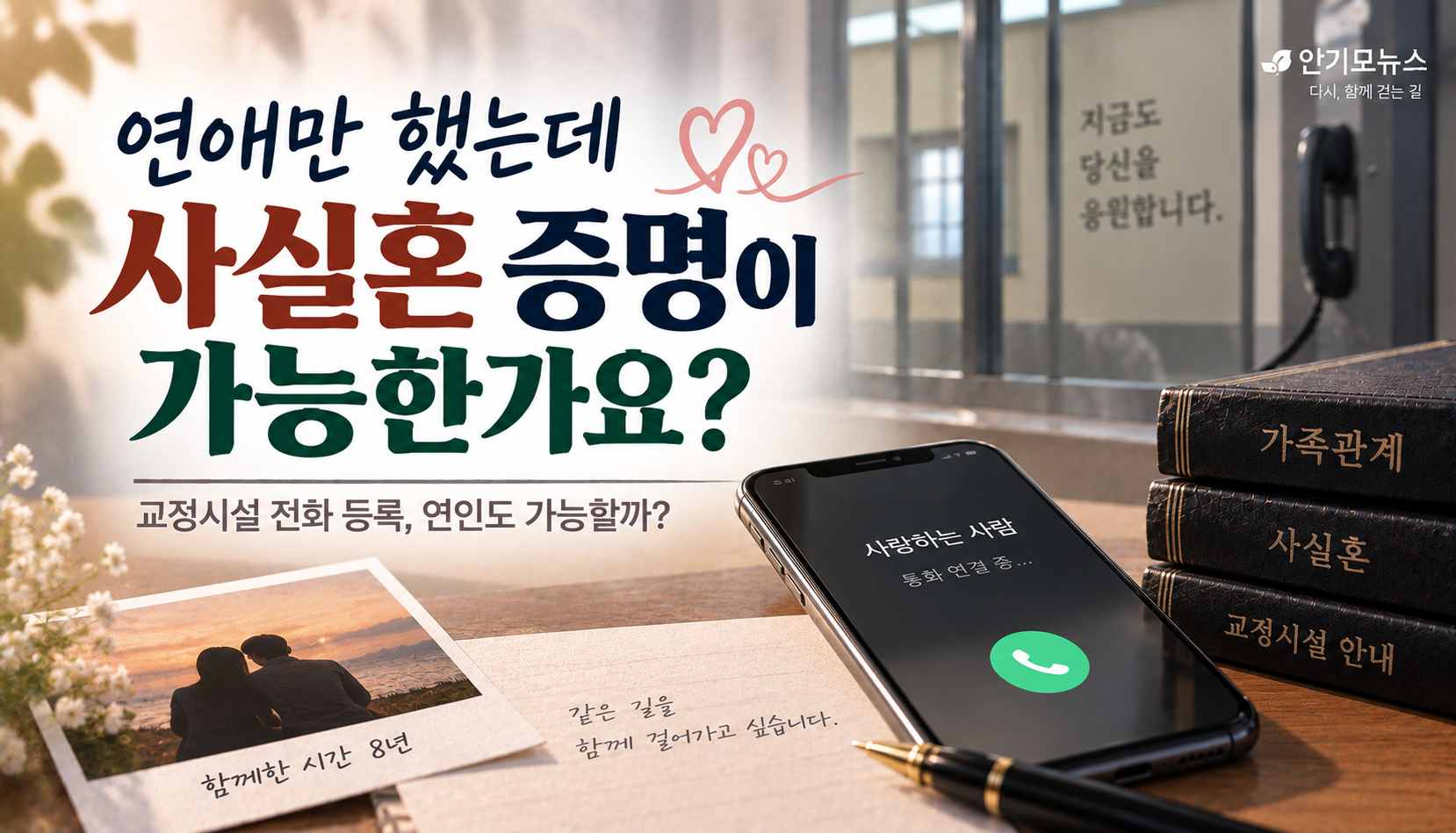 “8년 연애했는데 사실혼으로 전화 등록 가능할까요?”…오래 만났다고 배우자가 되는 건 아냐