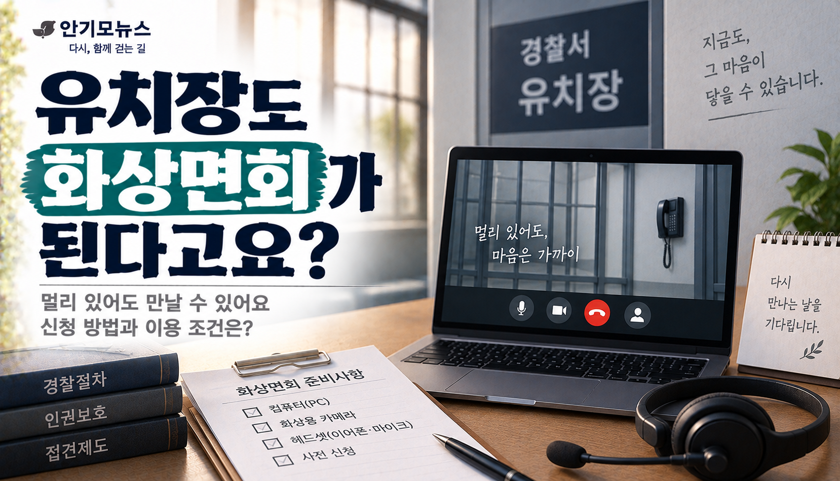 “지방 유치장이라 면회 못 갔는데 화상면회가 된다고요?”…원거리 가족이 알아둘 방법