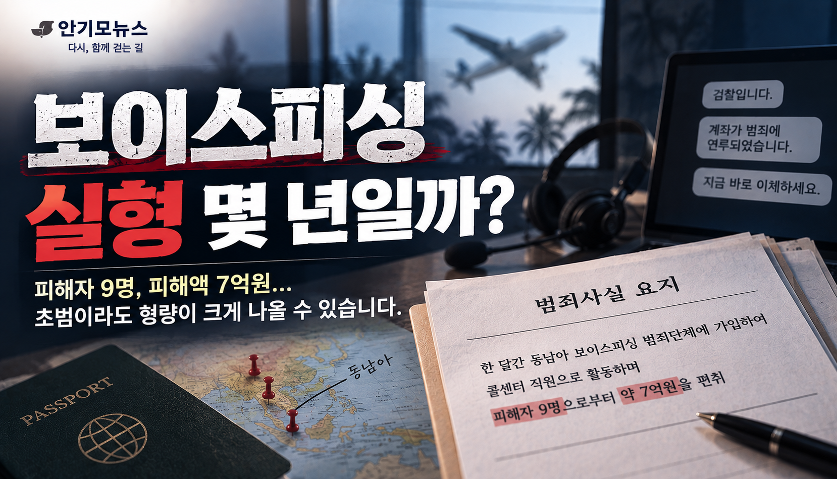“초범인데 동남아 보이스피싱 콜센터, 피해액이 7억원입니다”…합의 못 하면 형량 얼마나 나올까