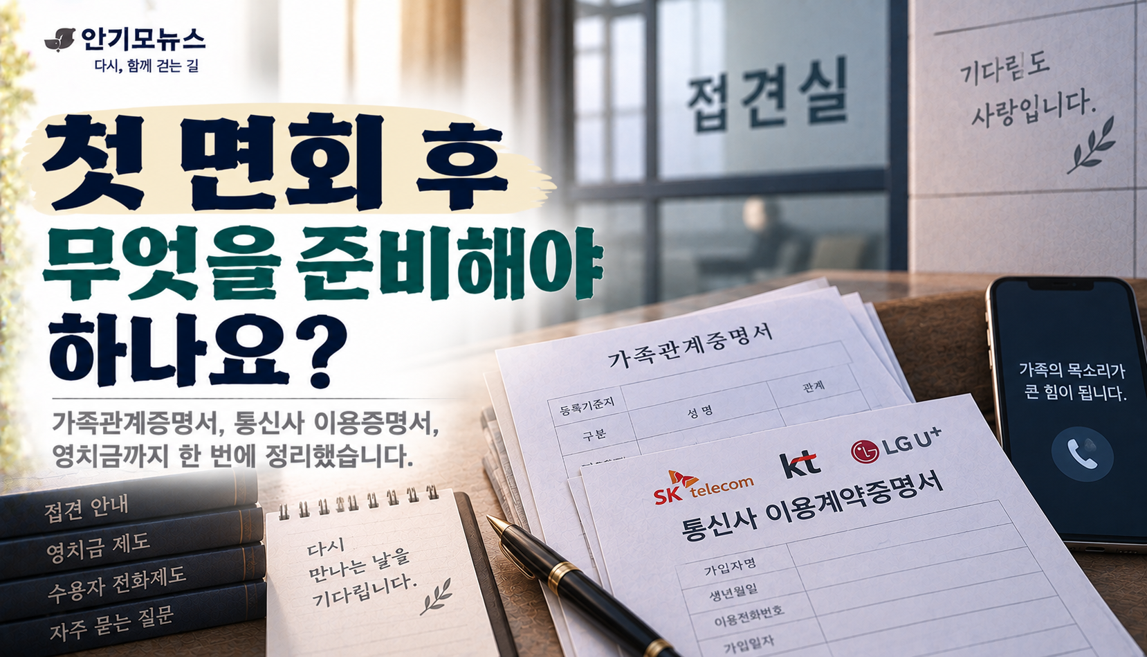 “첫 면회는 얼굴만 보고 왔어요”…다음 접견 때 가족관계증명서·통신사 서류까지 필요할까