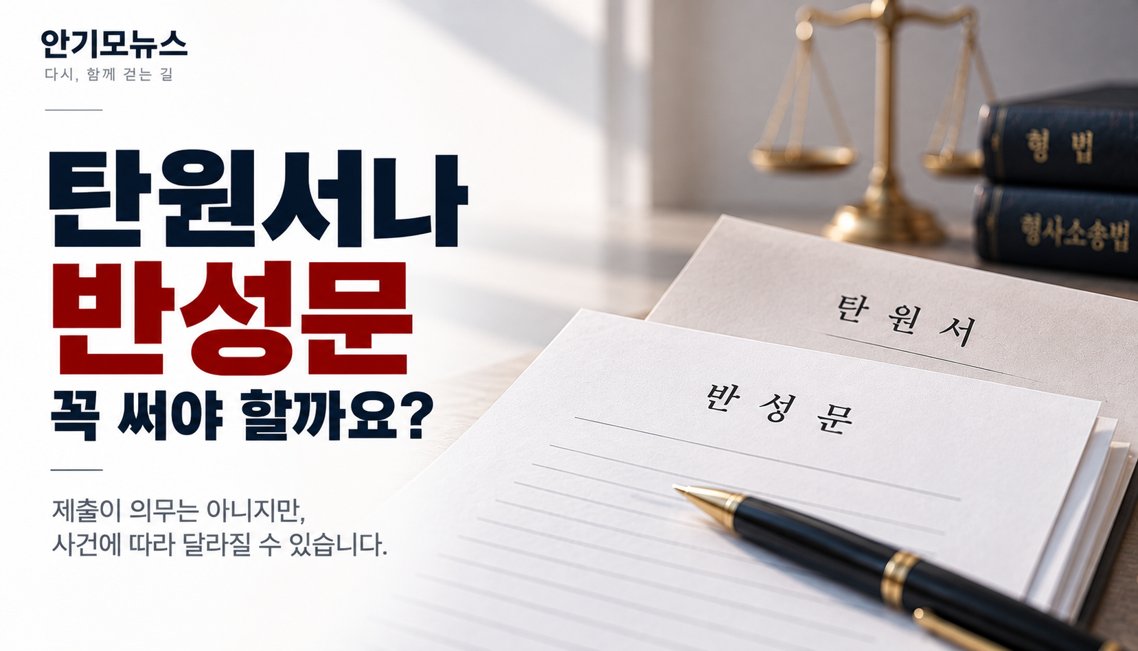 “변호사는 굳이 쓰지 말라는데…” 형사재판 반성문·탄원서, 꼭 제출해야 할까