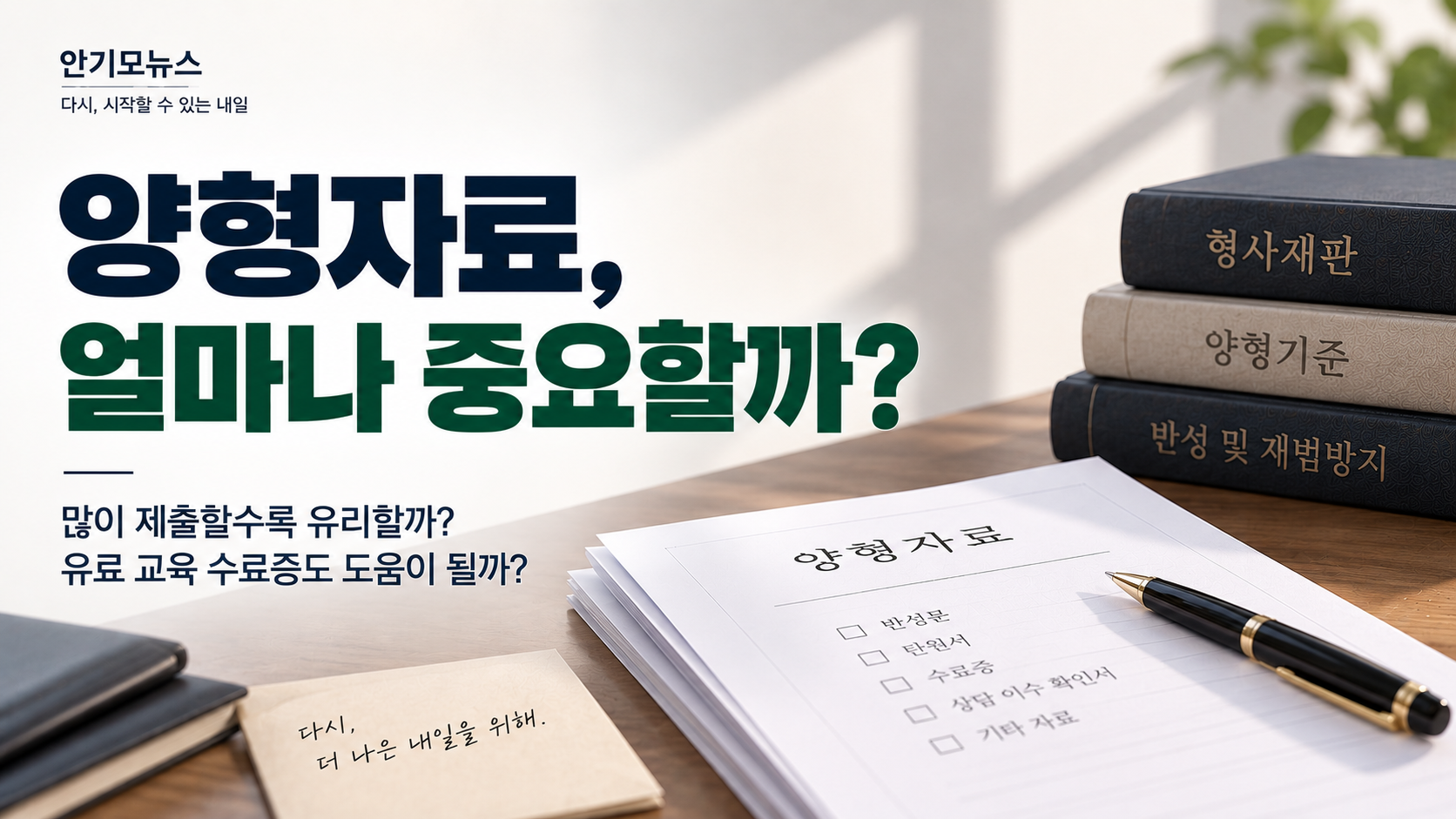 “양형자료 많을수록 좋은가요?” 돈 내고 받는 교육 수료증까지 꼭 준비해야 할까