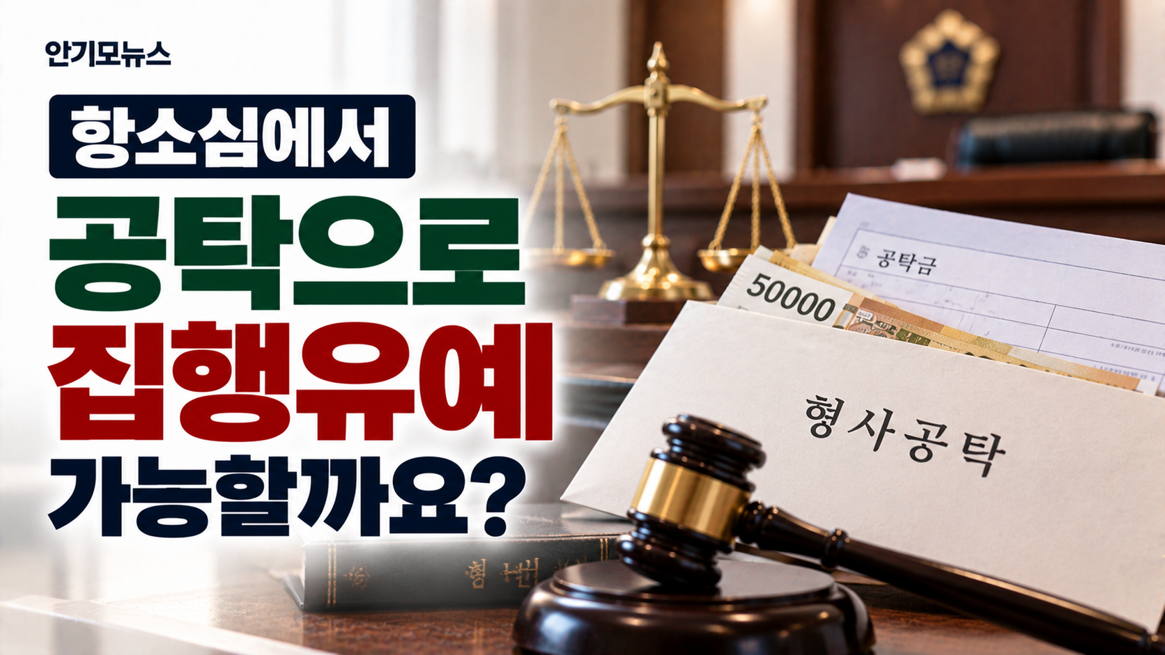 “합의는 안 되고 공탁만 했는데 항소심에서 집행유예 가능할까요?”…공탁했다고 자동 감형되는 것은 아니다