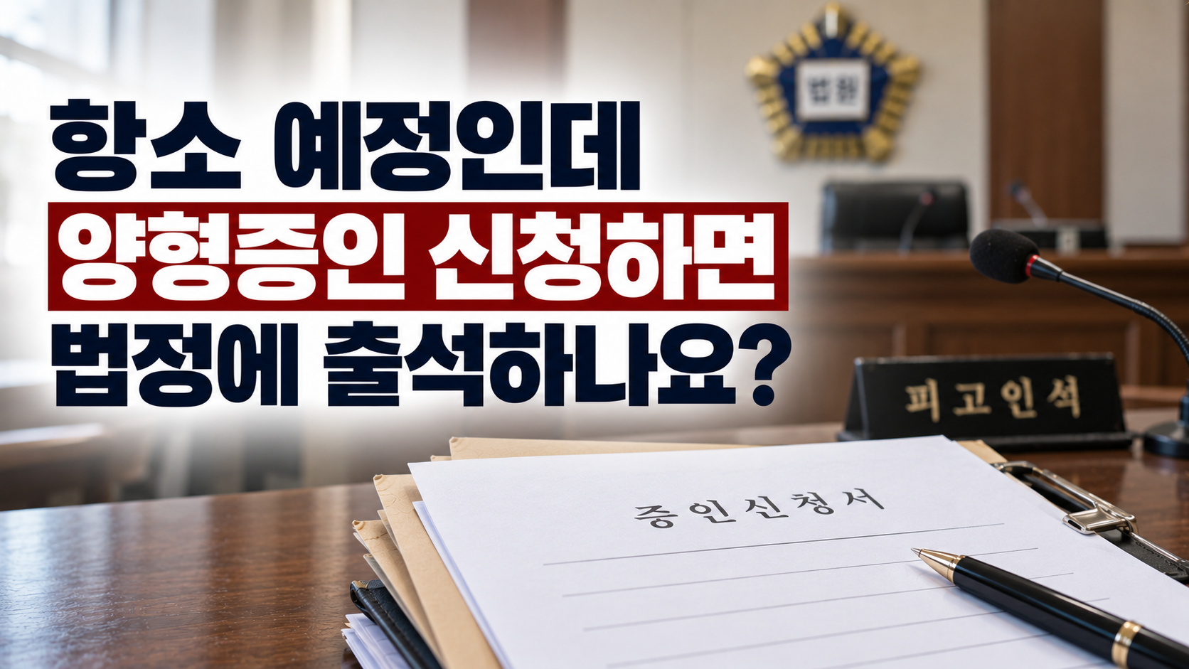 “남편이 항소심에서 저를 양형증인으로 신청한다는데요”…법정에서 어떤 질문을 받게 될까