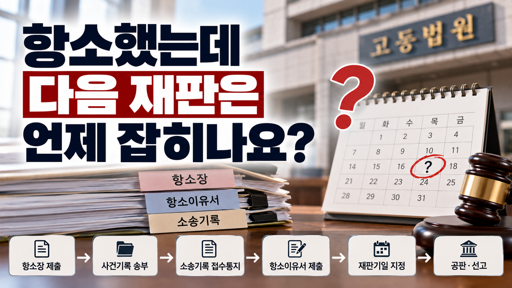 “항소했는데 다음 재판은 언제 잡히나요?”…1심 선고 후 항소심 기일까지 기다리는 가족들