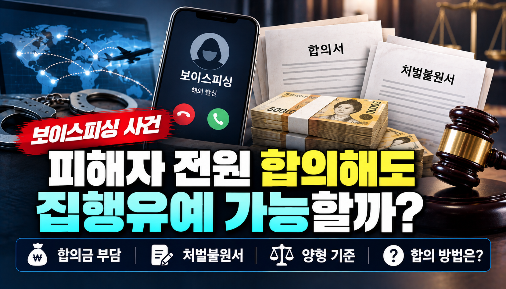 “보이스피싱 피해자 전원과 합의해도 집행유예 어려울까요?”…부족한 합의금에 애타는 가족의 고민