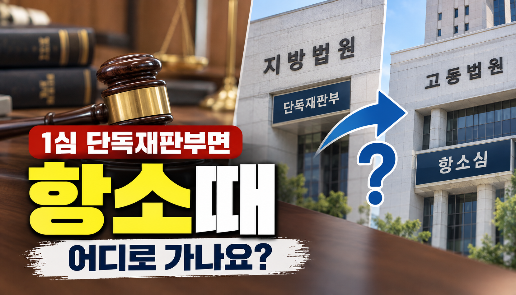 “1심이 단독재판부였는데 항소하면 어디로 가나요?”…수용자 가족이 궁금해하는 항소심 재판부
