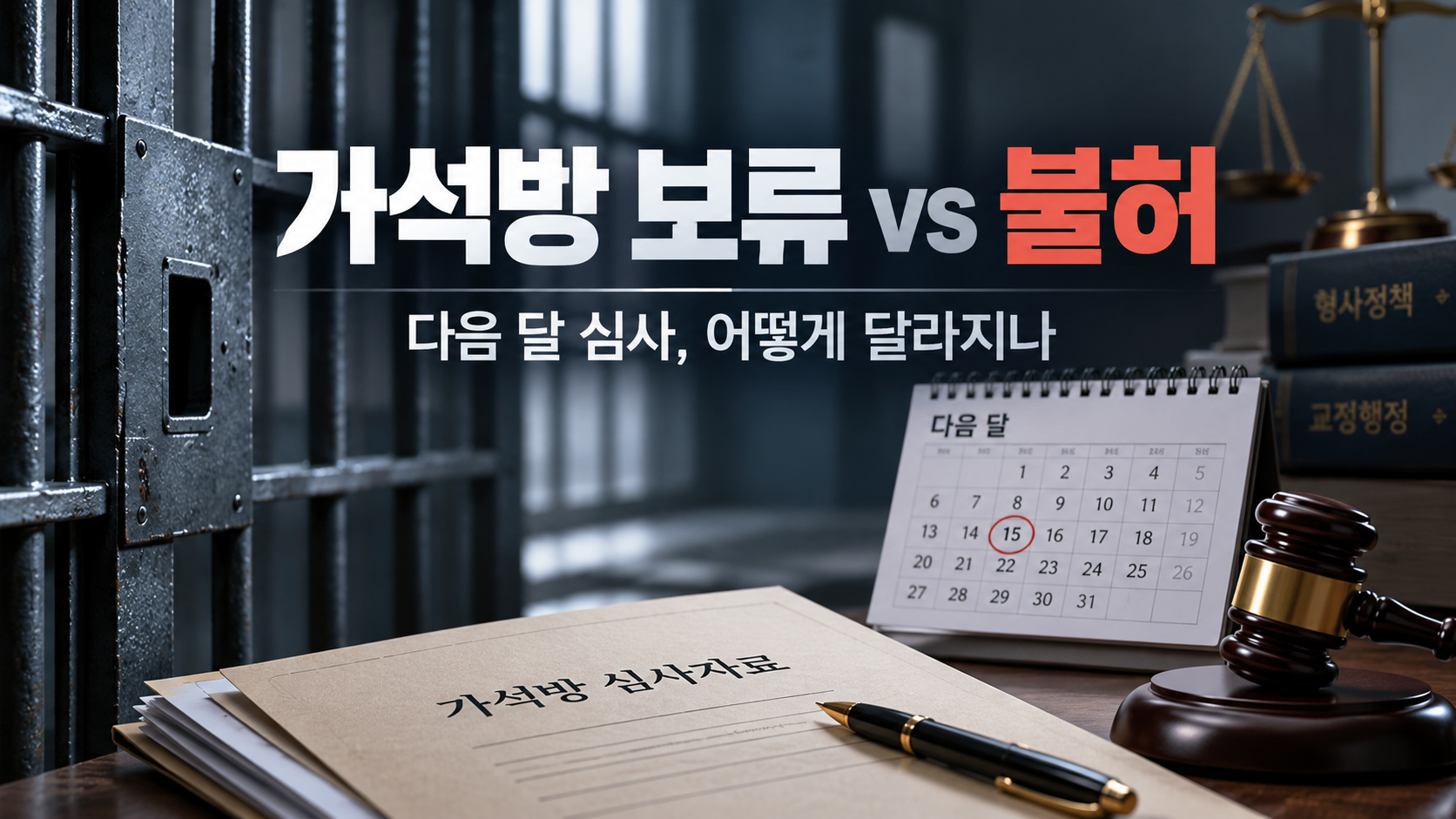 가석방 '보류'와 '불허' 무엇이 다를까?…다음 달 자동 재심사 여부와 부적격 판정 이후 절차 알아보니